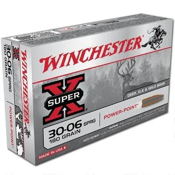 Winchester Super X 30-06 SPRG 180 Grain Power Point (20 Rounds)