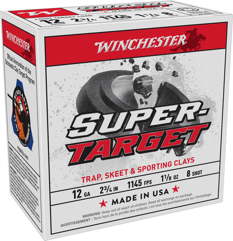 Winchester Super Target 12 Gauge Shot #8 1 1/8oz (25 Rounds)