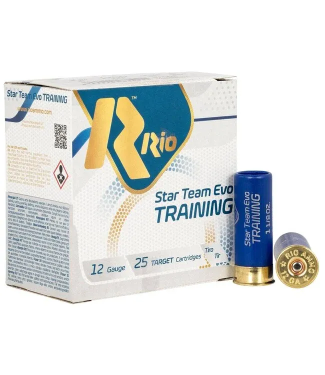 Rio Star Team Evo Training 12 Gauge 7/8 oz #9 (25 Rounds)