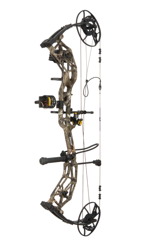 Bear Paradigm RTH 70# Left Hand Mossy Oak Roots Compound Bow