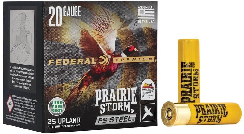 Federal Prairie Storm 20 Gauge 3&quot; 7/8 oz #4 (25 Rounds)