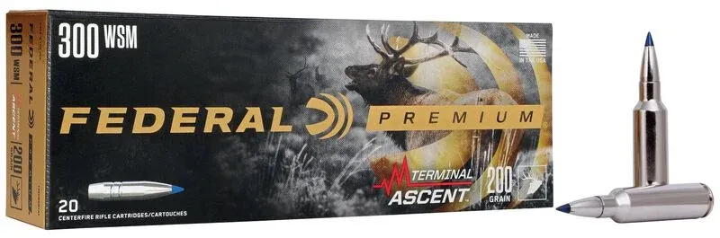 Federal Premium 300 WSM Terminal Ascent 200 Grain (20 Rounds)