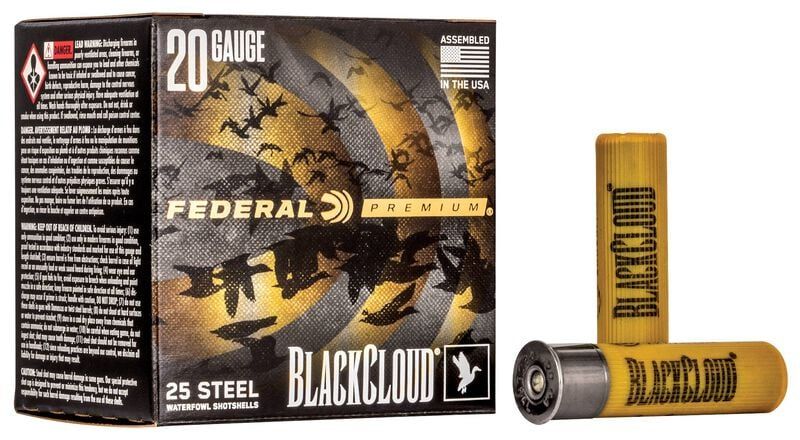 Federal Premium Black Cloud 20 Gauge 3&quot; #4 Steel 1350 FPS (25 Rounds)