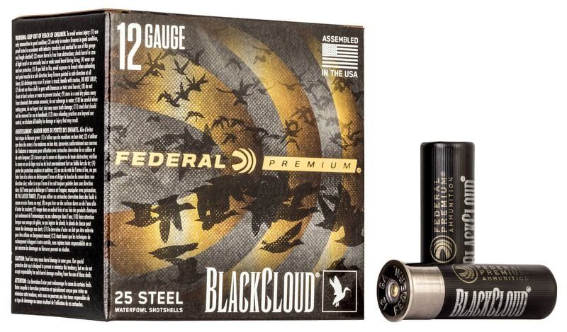 Federal Premium Black Cloud Steel 12 Gauge 3" #3 Shot 1 1/4oz (25 Rounds)