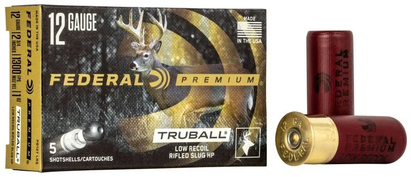 Federal Premium 12 Gauge 2 3/4&quot; Truball Rifled Slug (5 Rounds)