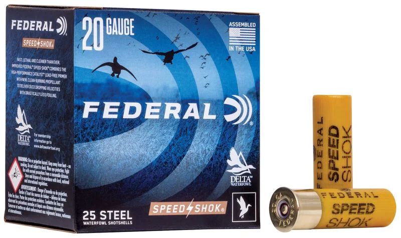 Federal Speed-Shok 20 Gauge 2 3/4" #7 (25 Rounds)