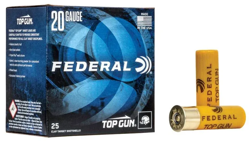 Federal Top Gun 20 Gauge 2 3/4" 7/8oz #7.5 (250 Rounds)