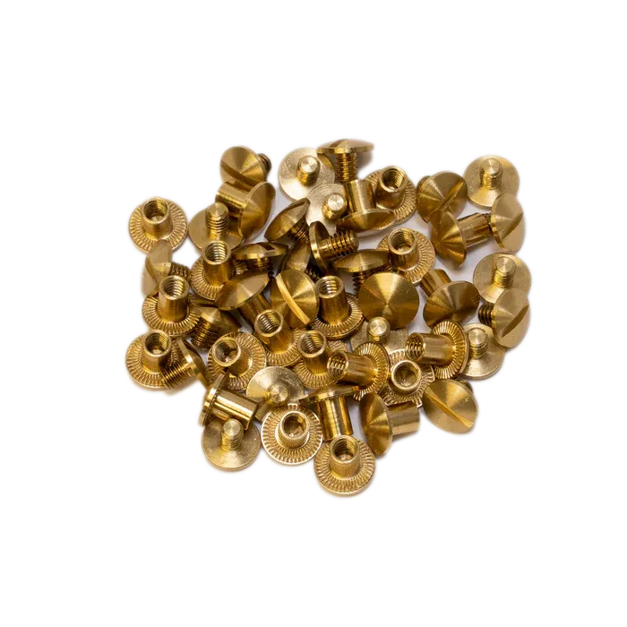 GrovTec Brass Chicago Screws