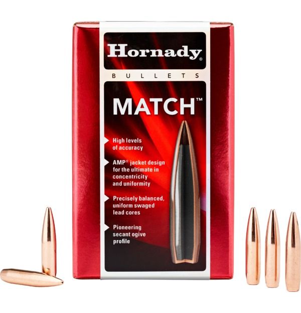 Hornady Match 6.5mm 145 Grain BTHP .264&quot; (100 Count)