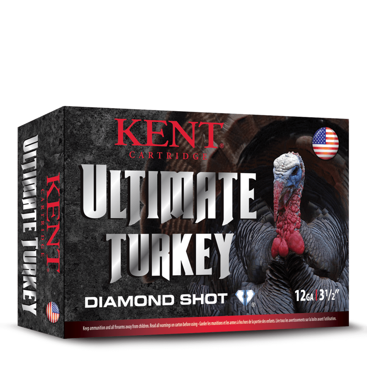 Kent Ultimate Turkey Diamond Shot 12 Gauge 3&quot; #5 1 3/4 oz (10 Rounds)