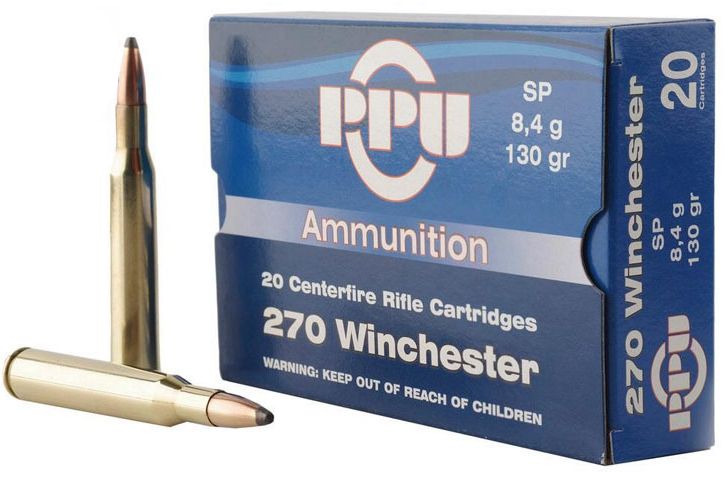 PPU Rifleline 270 Win 150 Grain Soft Point (20 Rounds)