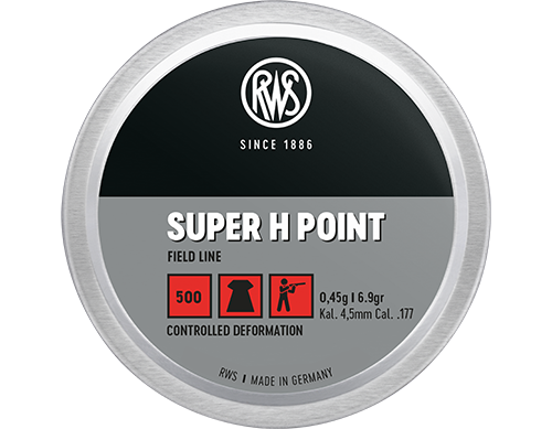 RWS Super-H Point .177 Pellet 6.9 Grain (500)