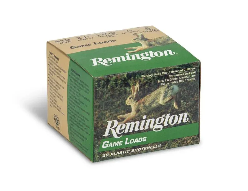 Remington Game Load 410 Gauge 2.5" 1/2oz #6 (25 Rounds)