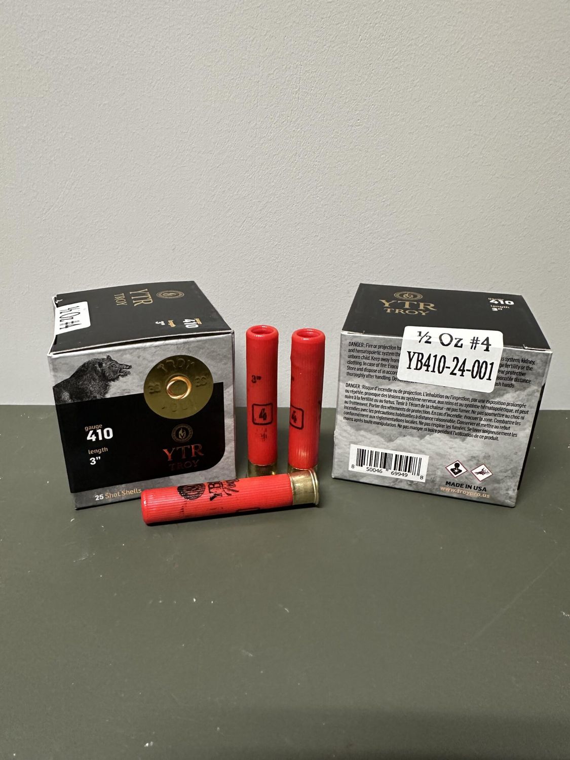Troy Ammunition 410 Gauge 3" 1/2 oz #4 (25 Rounds)