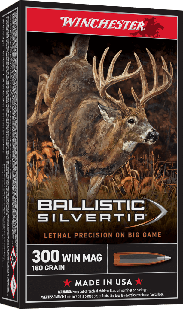 Winchester Ballistic Silvertip 300 Win Mag 180 Grain (20 Rounds)