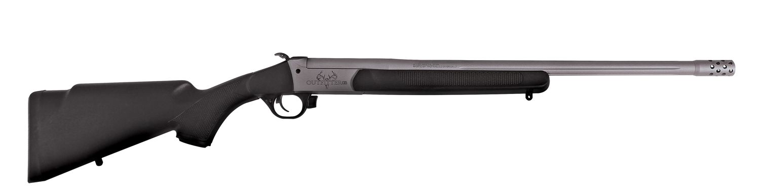Traditions Outfitter G3 35 Whelen 22&quot; Stainless Steel Cerakote Barrel Black Stock Single Shot Rifle
