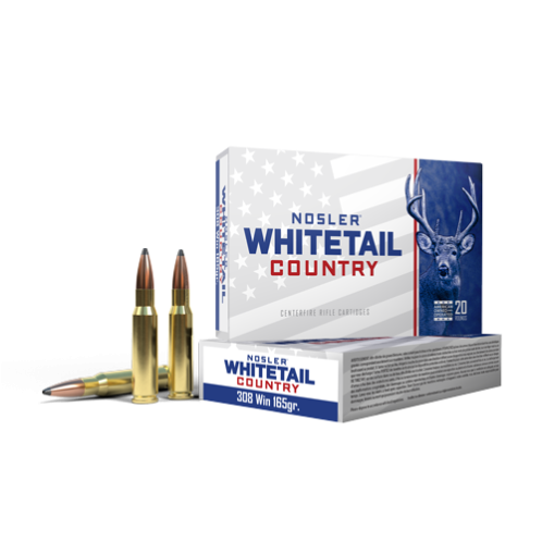 Nosler Whitetail Country 308 Win 165 Grain SBSP (20 Rounds)