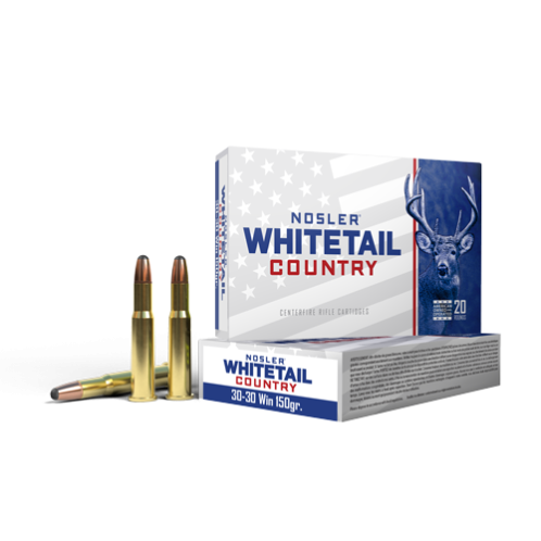 Nosler Whitetail Country 30-30 Win 150 Grain SBRN (20 Rounds)