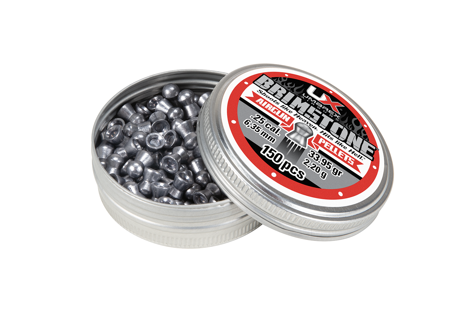 Umarex Brimstone Airgun Pellets .25 Cal 33.95 Grain (150 Count)