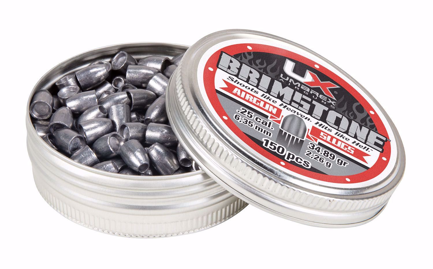 Umarex Brimstone Airgun Slugs .25 Cal 34.89 Grain (150 Count)