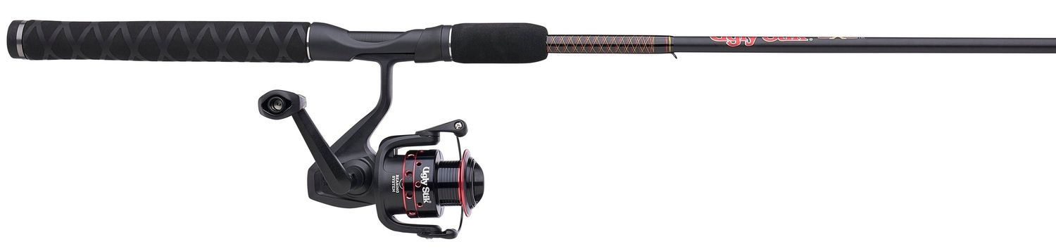 Shakespeare Ugly Stik GX2 6'6" Medium 2 Piece Spinning Combo