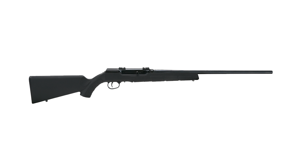 Savage A22 22 LR 21&quot; Barrel Black Synthetic 10-Round Rotary Magazine Semi-Auto Rifle