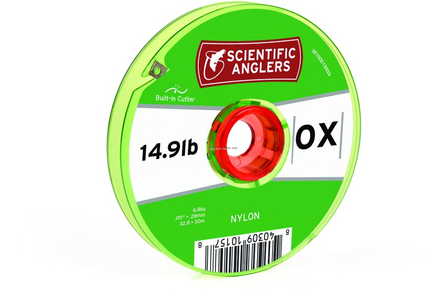 Scientific Anglers Nylon Tippet Interlocking Spool 4x 6lb Clear 30 Meters