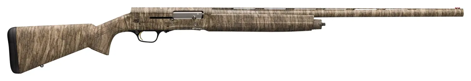 Browning A5 Sweet 16 16 Gauge 2 3/4" 28" Barrel Mossy Oak Bottomland Camo Semi-Auto Shotgun Browning A5 Sweet 16 16 Gauge 2 3/4" 28" Barrel Mossy Oak Bottomland Camo Semi-Auto Shotgun