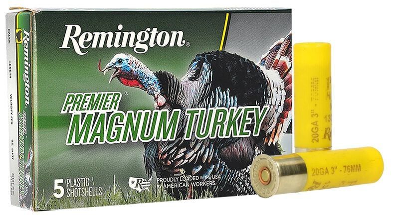 Remington 20GA 1 1/4 OZ #6 Turkey Load (5 Rounds)