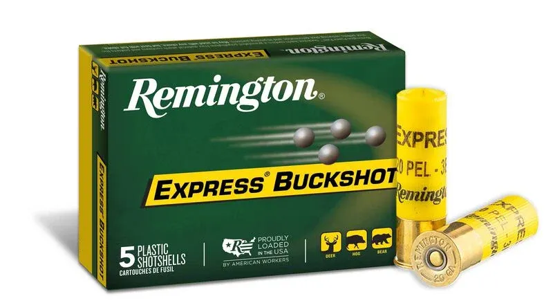 Remington Express 20 Gauge 2/3" Shot #3 Buck (5-Rounds)