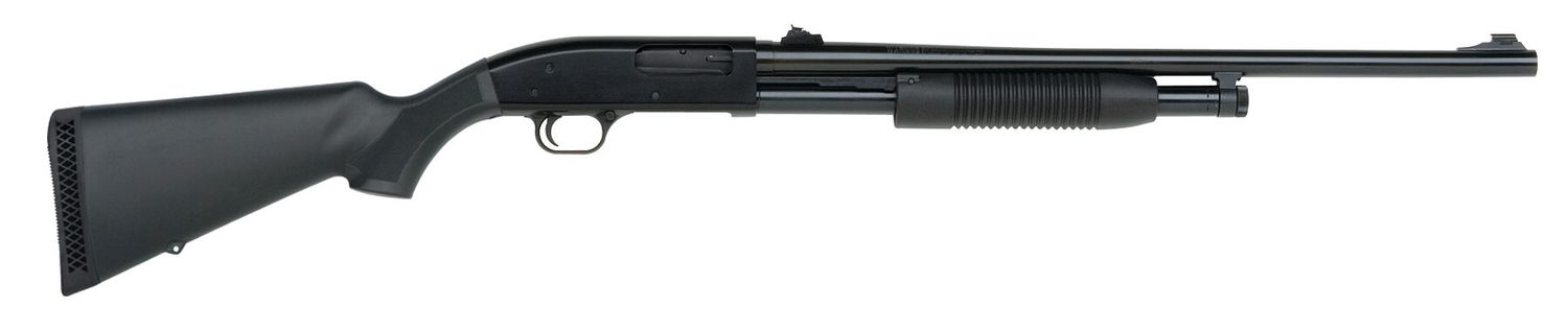 Mossberg Maverick 88 Slug 12 Gauge 24&quot; Barrel Black Synthetic Stock Pump-Action Shotgun