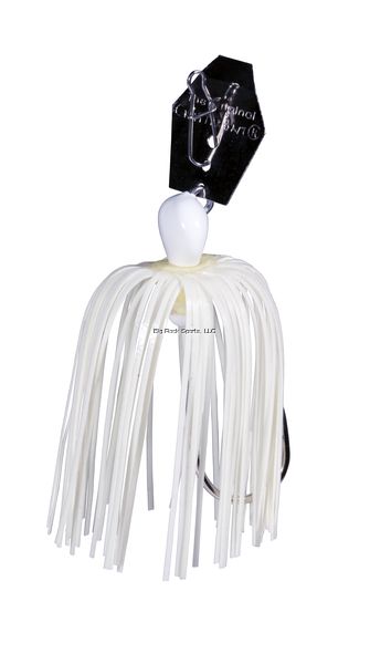 Z-Man Chatterbait Mini Bladed Swim Jig, Color: White, Size: 1/4 oz