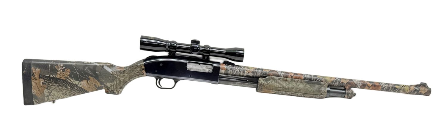 UG-20274 USED Mossberg 500A 12 Gauge Fully Rifled Pump Action Shotgun w/ Bell Scope