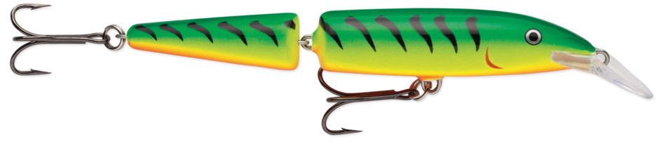 Rapala Jointed Minnow, Color: Firetiger, Size: 5.25&quot;