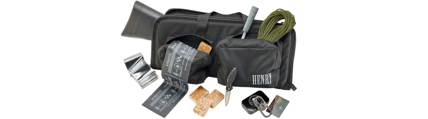 Henry U.S. Survival Rifle AR-7 Black Semi-Auto Rifle w/Survival Gear Bag