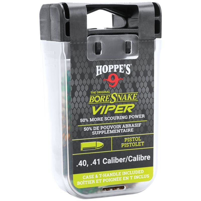Hoppe&#39;s BoreSnake Viper 40, 41 Caliber Pistol Case &amp; T-Handle