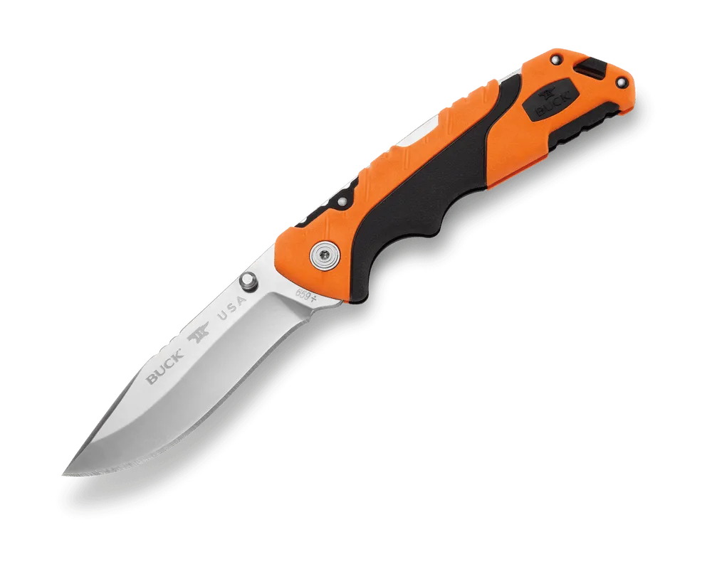 Buck Knives 659 Folding Pursuit Pro Large Orange/Black Molded Handle
