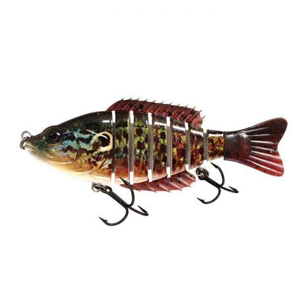 Lucky Strike 400466 Live Series Swim Bait- 4&quot;, 5/8oz, Pumpkinseed