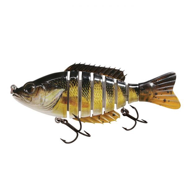 Lucky Strike 400448 Live Series Swim Bait- 4&quot;, 5/8oz, Yellow Perch