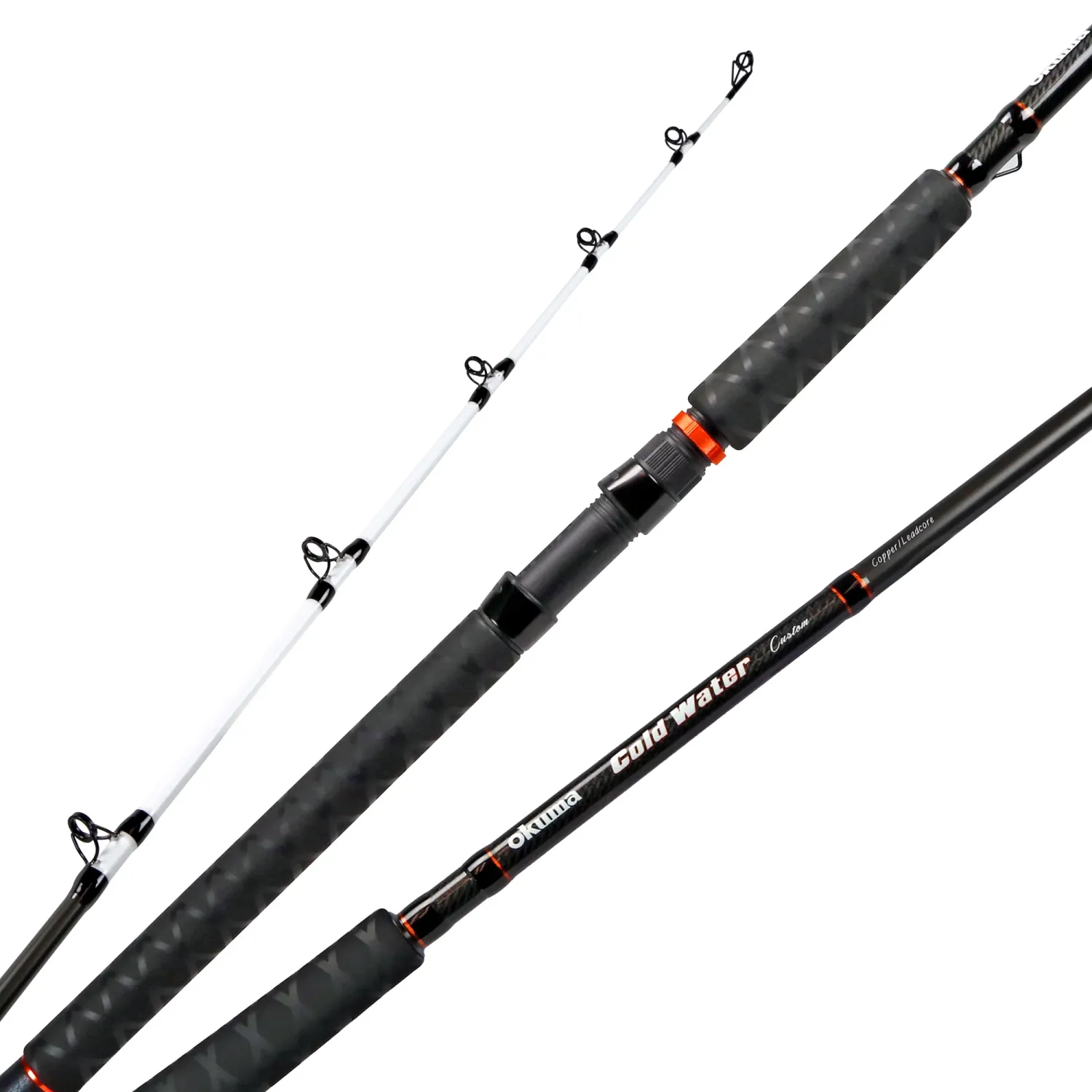 Okuma Coldwater Custom Series 8&#39;6&quot; Medium 2 Piece Carbon/Downrigger/Planner Board Trolling Rod