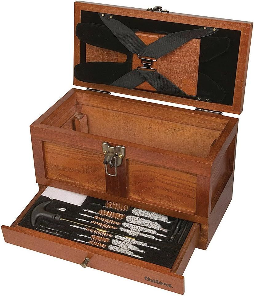 Outers 25-Piece Universal Wood Gun Cleaning Tool Box Outers 25-Piece Universal Wood Gun Cleaning Tool Box