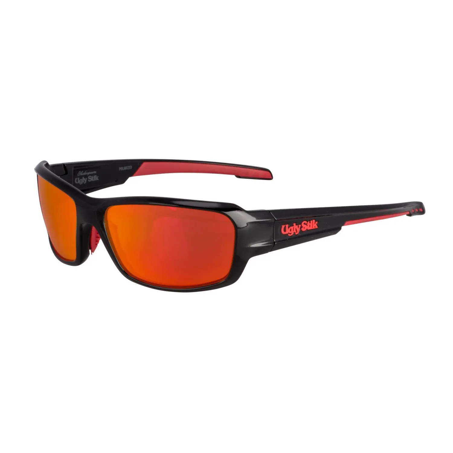 Shakespeare Ugly Stik Polarized Sunglasses Black Frame Copper Mirror Lens