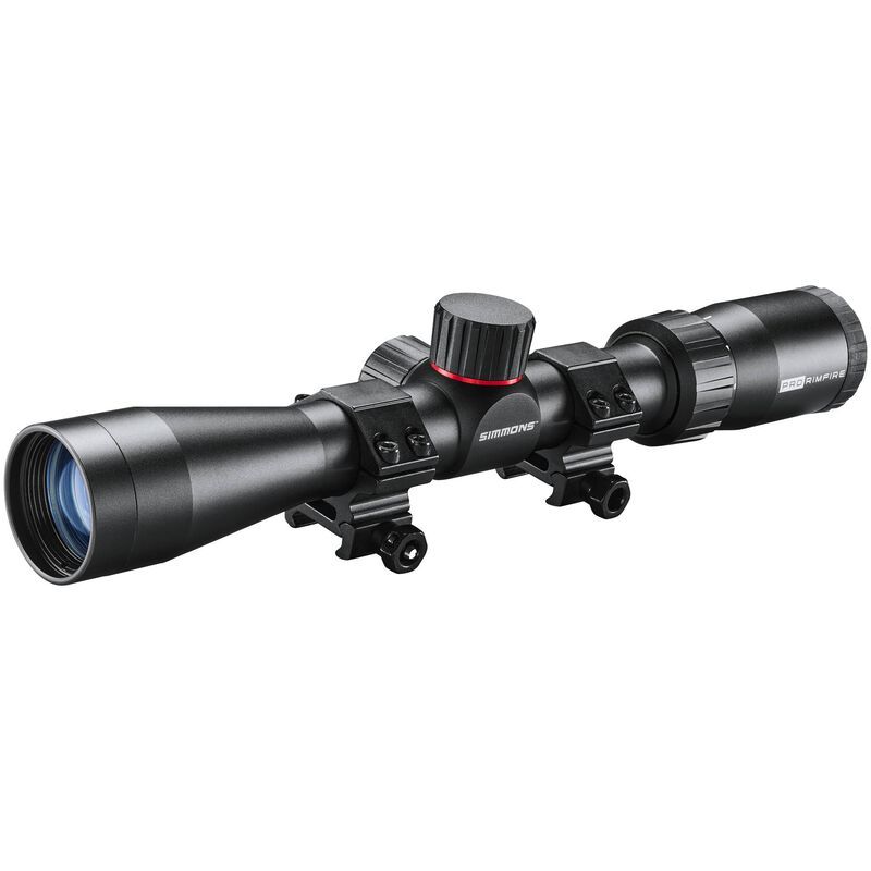 Simmons Pro Rimfire 3-9x32 .22 Drop Zone Reticle Riflescope Rings Included
