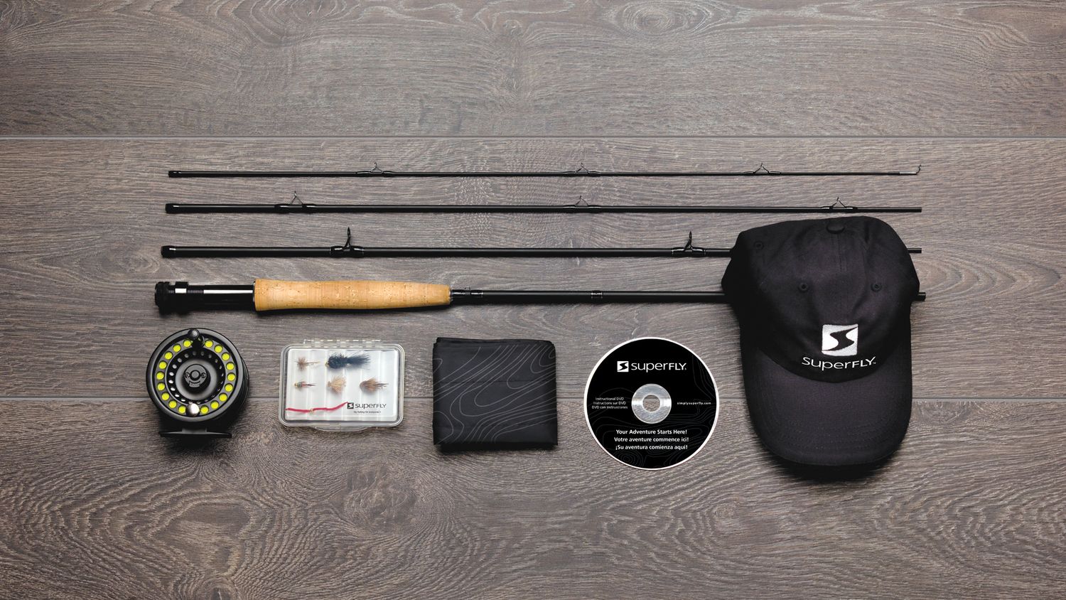 Superfly FCC-8656-4 Complete Fly Fishing Kit