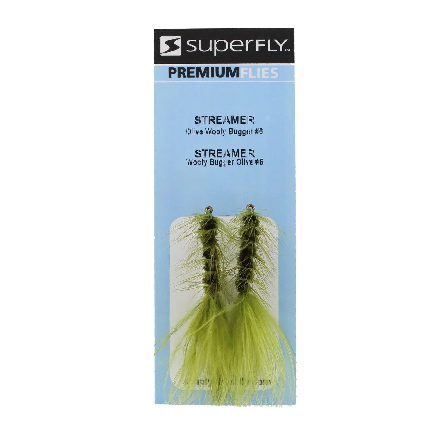 Superfly FLY1271-06P Streamer Wooly Bugger Olive #06