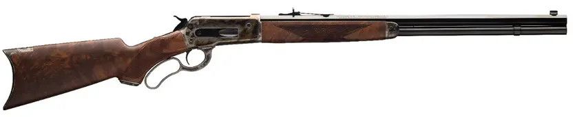 Winchester 1886 Deluxe Case Hardened 45-70 Govt 24" Barrel Black Walnut Stock Lever-Action Rifle