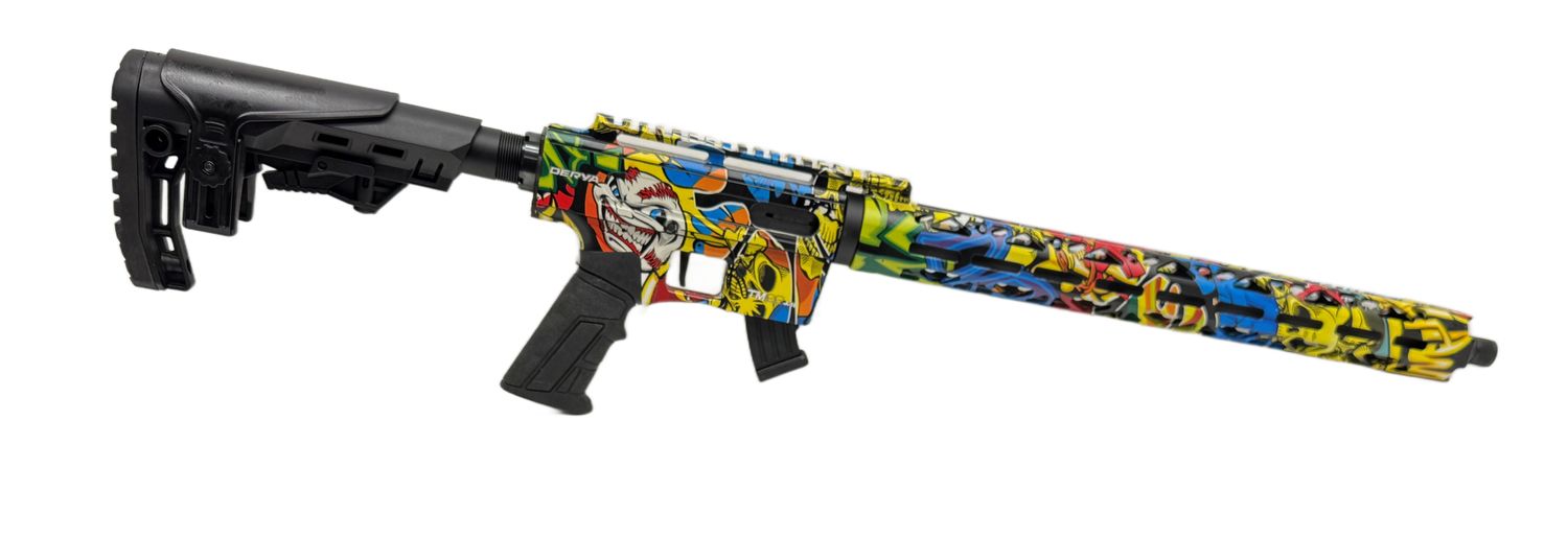 UG-20470 Derya TM 22, 22 lr Urban Camo Semi-Auto rifle. 10 shot mag