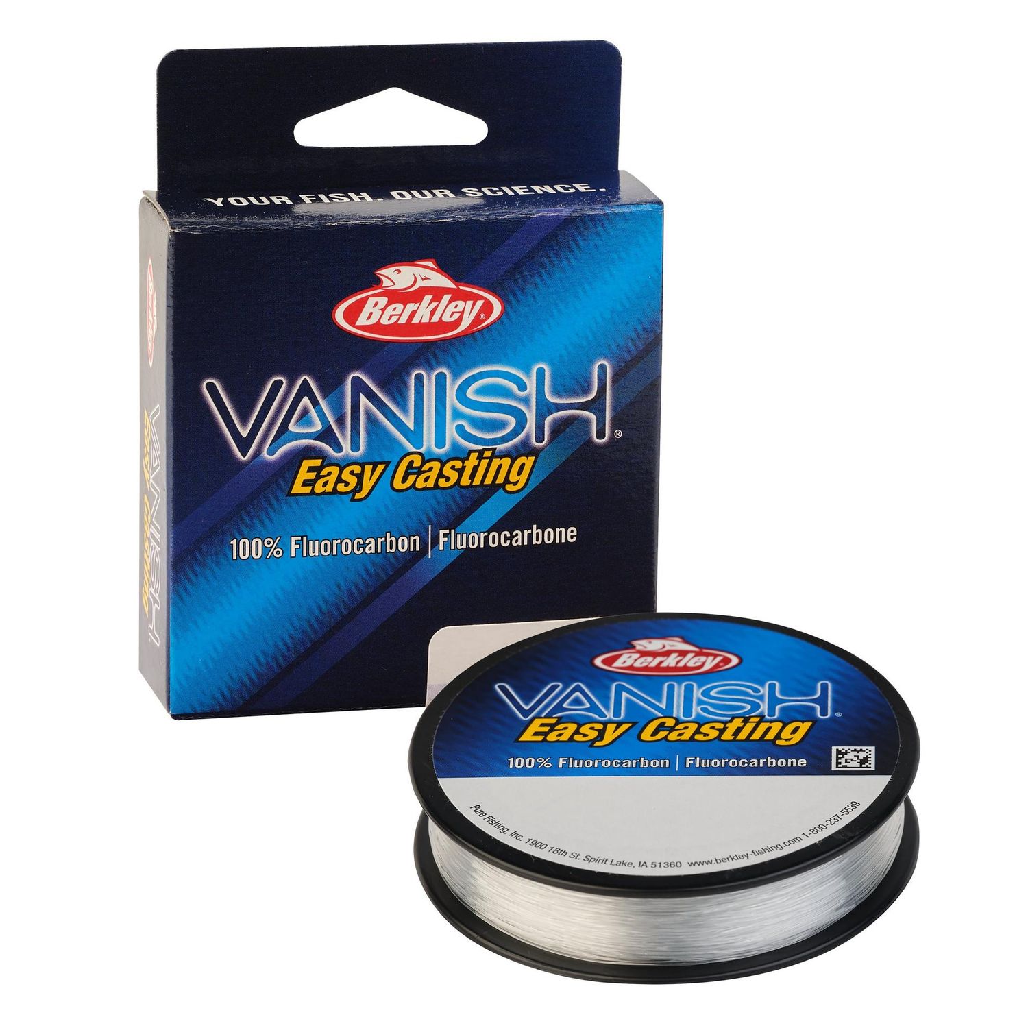 Berkley Vanish Fluorocarbon Line Pony Spool 110 Yards Clear Berkley Vanish Fluorocarbon Line Pony Spool 110 Yards Clear
