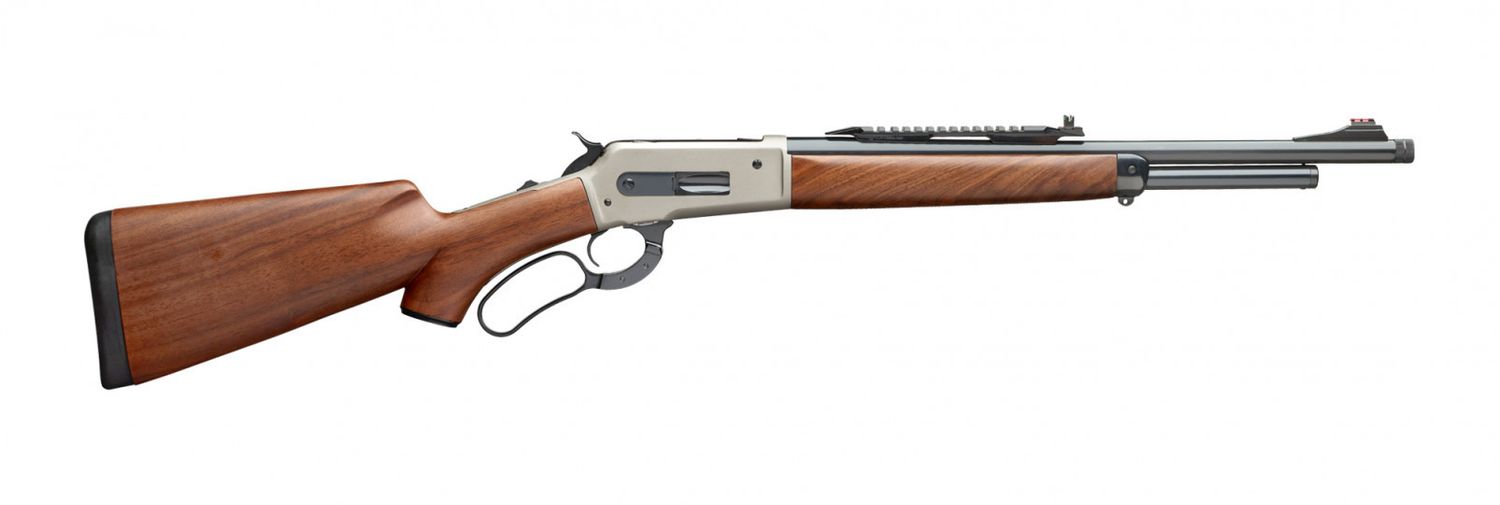 Davide Pedersoli 86/71 Boarbuster Evolution 45-70 Gov 19 Davide Pedersoli 86/71 Boarbuster Evolution 45-70 Gov 19" Match Grade Barrel Walnut Stock Silver Receiver Lever Action Rifle 5 Round Capacity