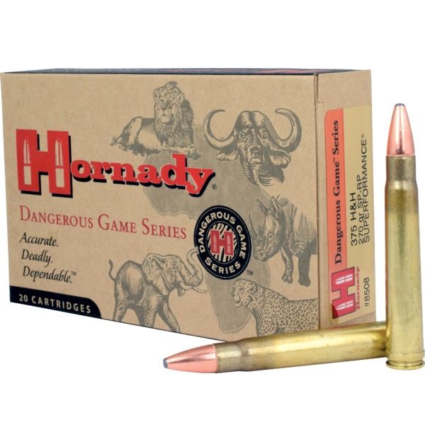 Hornady 375 H&amp;H Mag 270 SP-RP Interlock (20 Rounds)